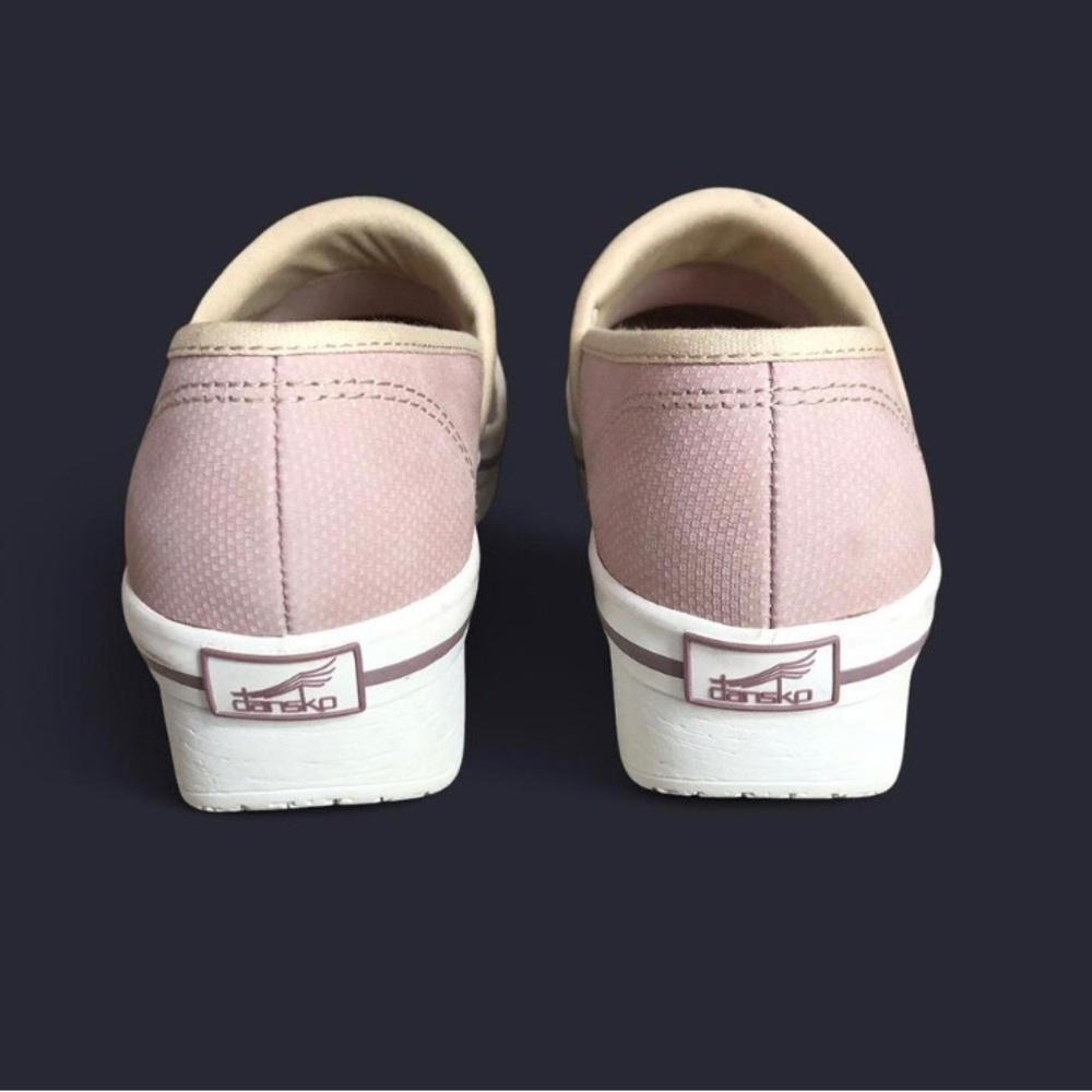 Dansko VOLLEY HOPSACK Pink Leather Professional Clogs Size 36 5.5 6 - Picture 6 of 10